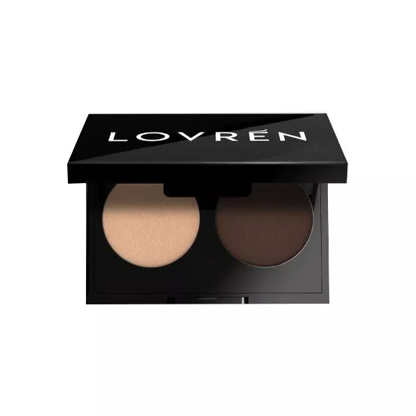 Farbene.shop | LOVREN Ombretto Duo Brown OM2