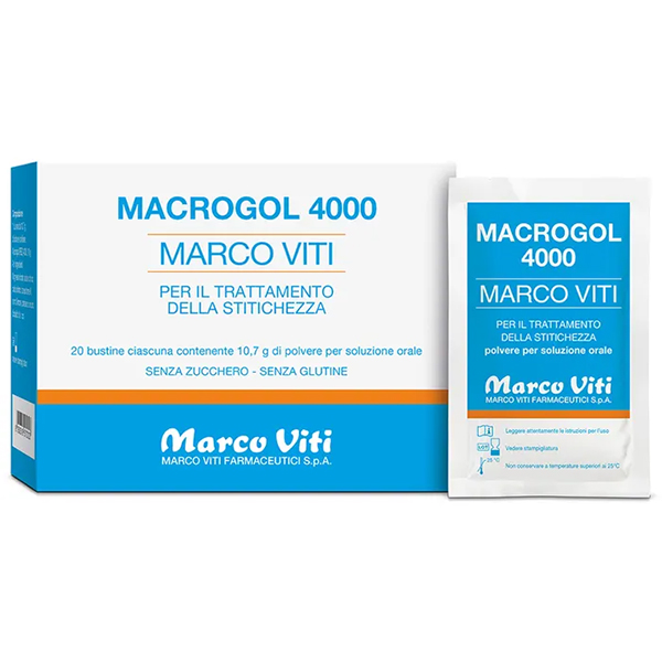 Farbene.shop | Macrogol 4000 20 Bustine Trattamento Stipsi Efficace