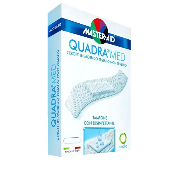 Master Aid Cerotto Quadramed Medio 20 Pezzi-0
