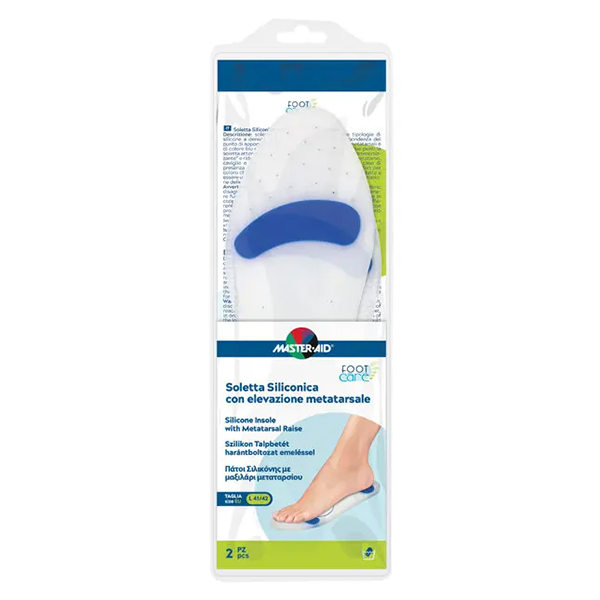 Master Aid Soletta Siliconica 2 Pezzi Large 41/42-0