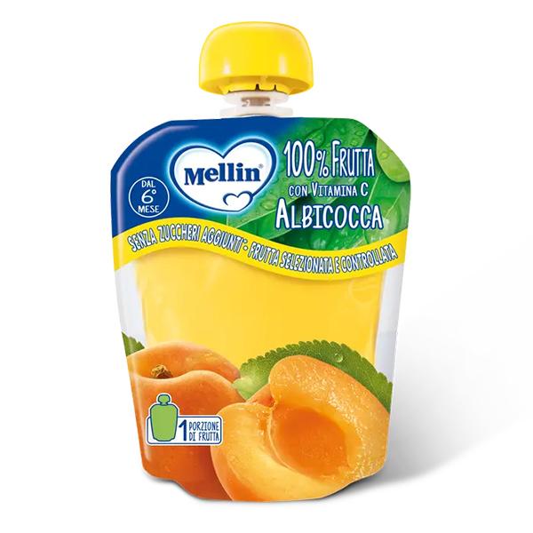 Mellin Pouch Albicocca 90g 6Mesi+-0