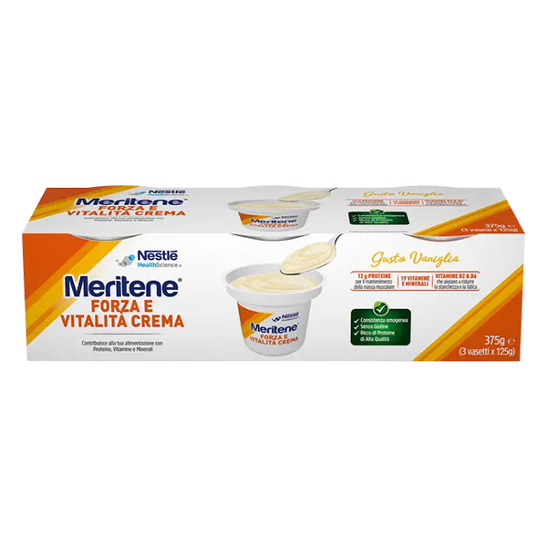 Meritene Crema Vaniglia 3x125 g-0