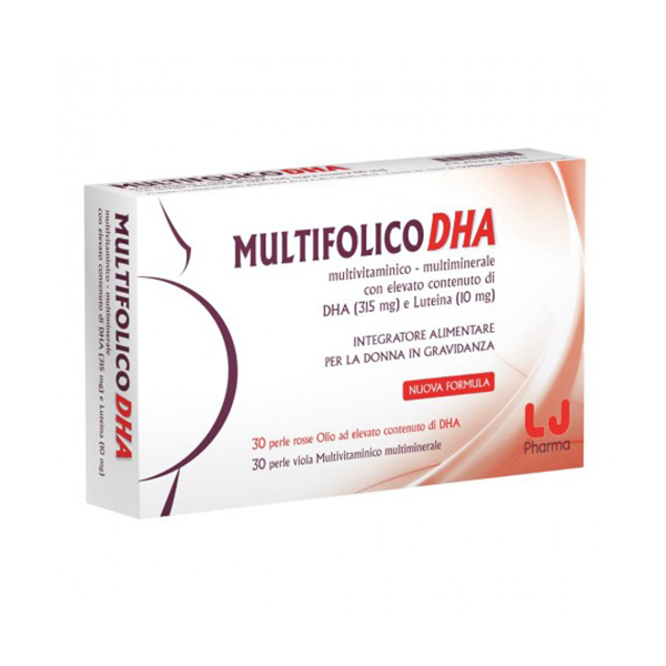 Farbene.shop | MULTIFOLICO DHA 30 CAPSULE ROSSE + 30 CAPSULE VIOLA