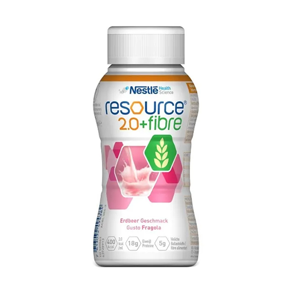 Farbene.shop | Nestlè Resource 2.0 + Fibre Gusto Fragola 200ml