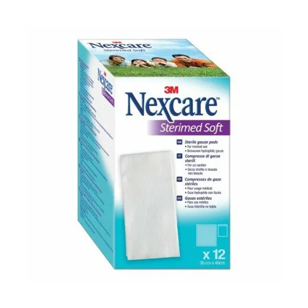 Nexcare Sterimed Soft 36x40 Garza Sterile 12 Pezzi-0