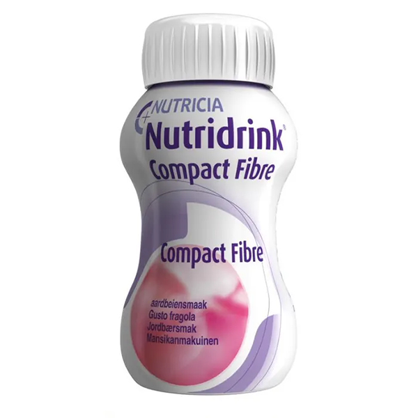 Farbene.shop | Nutridrink Compact Fibre Fragola 125ml 4 Pezzi