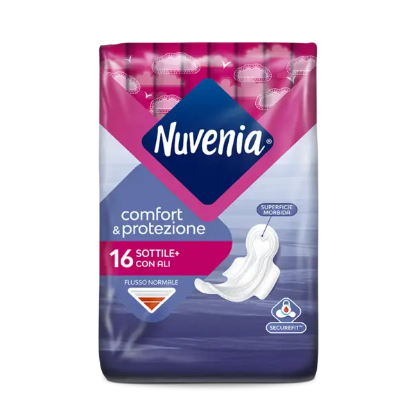 Nuvenia Sottile Normal Con Ali 16 Assorbenti-0