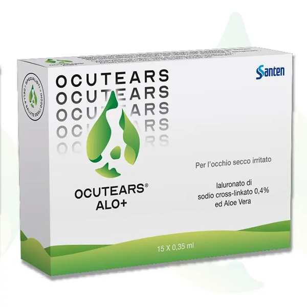 Ocutears Alo+ UD 0.4% Collirio Per Occhio Secco Irritato 15 Flaconcini-0