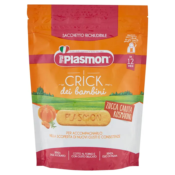 Farbene.shop | Plasmon Crick Zucca Carota Rosmarino 100g 12 Mesi+