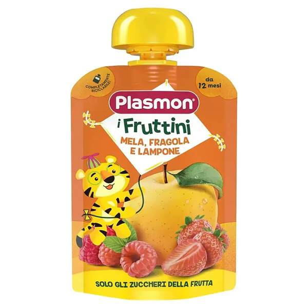 Farbene.shop | Plasmon I Fruttini Mela/Fragola/Lampone 130g