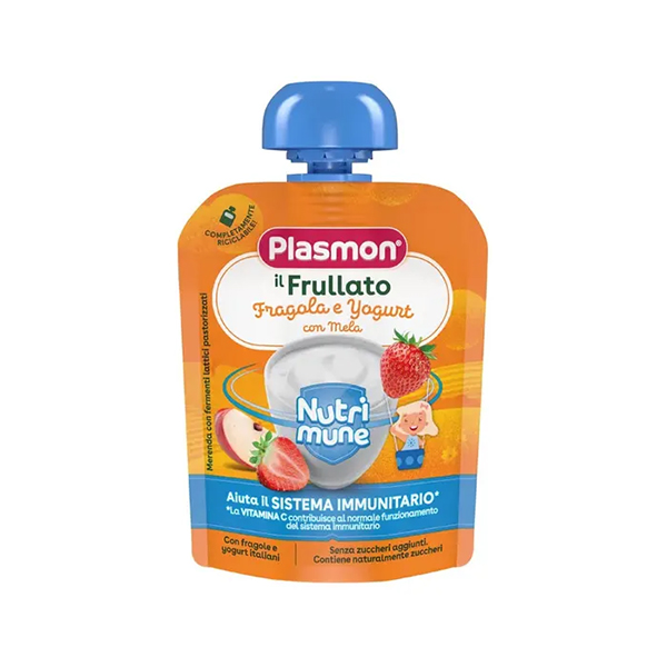 Farbene.shop | Plasmon Nutri-Mune Frullato Fragola Yogurt Con Mela 85g