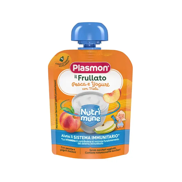 Farbene.shop | Plasmon Nutri-Mune Frullato Pesca/Yogurt Con Mela 85g
