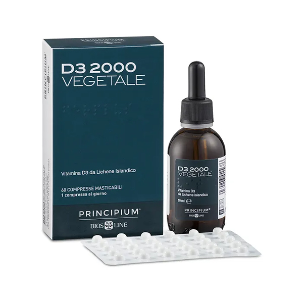 Farbene.shop | Principium D3 2000 Vegetale 60 Compresse