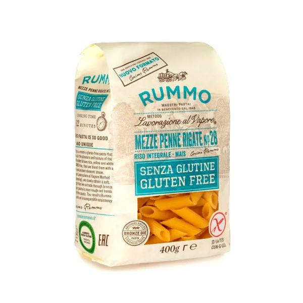 Farbene.shop | Rummo Mezze Penne Rigate Senza Glutine 400g