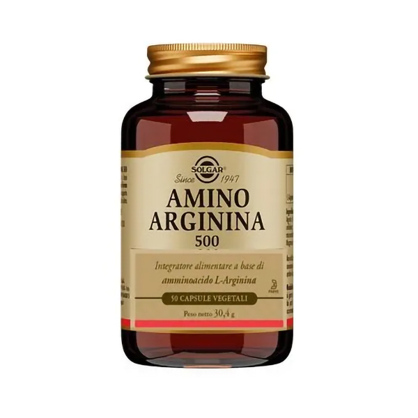 Farbene.shop | Solgar Amino Arginina 500 50 Capsule Vegetali