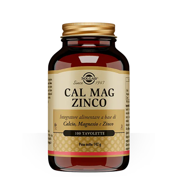 Farbene.shop | Solgar Cal Mag Zinco 100 Tavolette