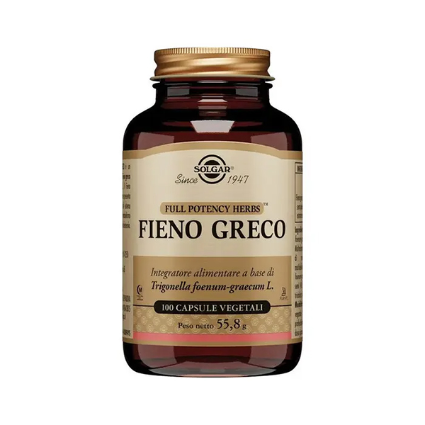 Farbene.shop | Solgar Fieno Greco 100 Capsule Vegetali