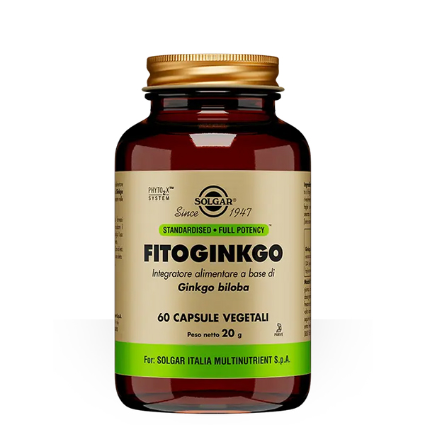 Farbene.shop | Solgar Fitoginkgo 60 Capsule Vegetali