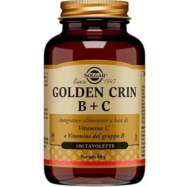 Farbene.shop | Solgar Golden Crin B+C 100 Tavolette