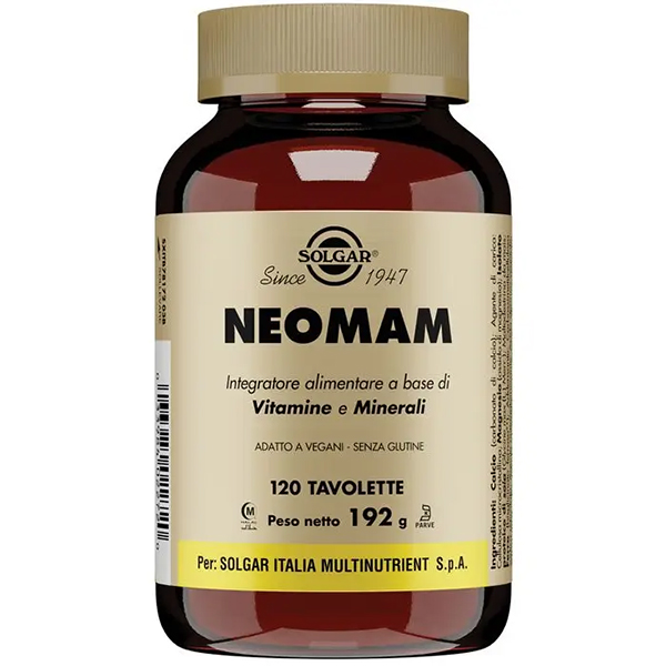 Farbene.shop | Solgar Neomam 120 Tavolette