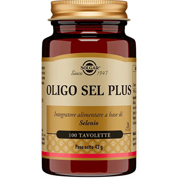 Farbene.shop | Solgar Oligo Sel Plus 100 Tavolette