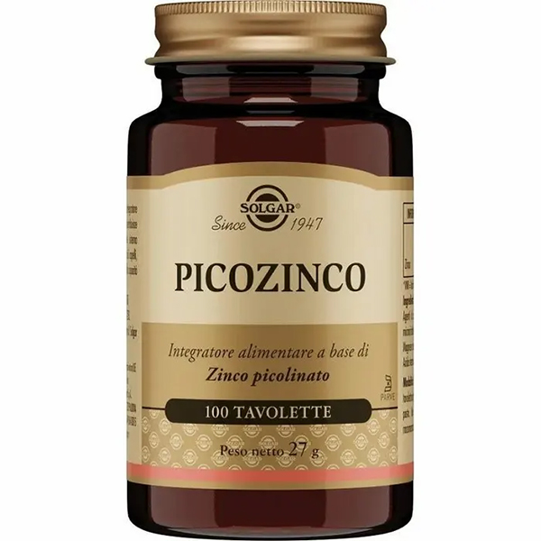 Farbene.shop | Solgar Picozinco 100 Tavolette