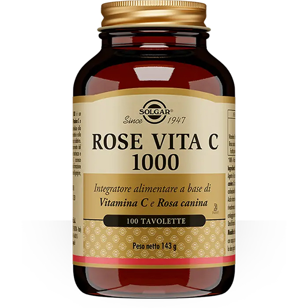 Farbene.shop | Solgar Rose Vita C 1000 100 Tavolette