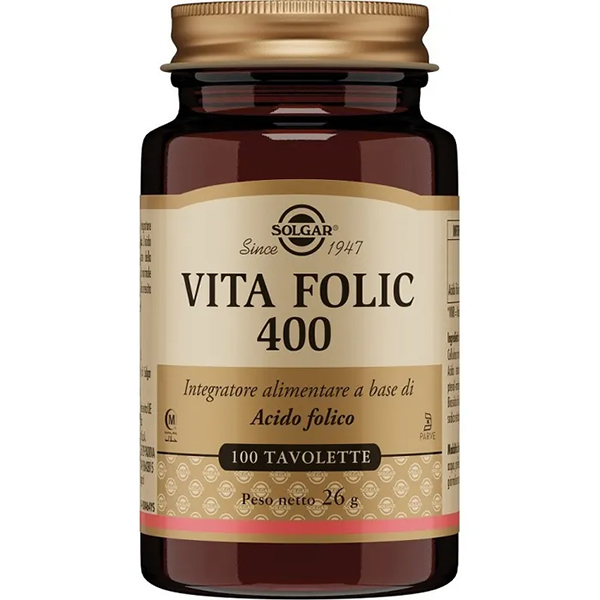 Farbene.shop | Solgar Vita Folic 400 100 Tavolette