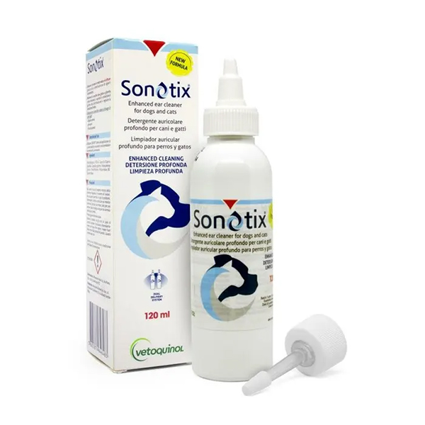 Farbene.shop | Sonotix Detergente Auricolare Cani Gatti 120ml