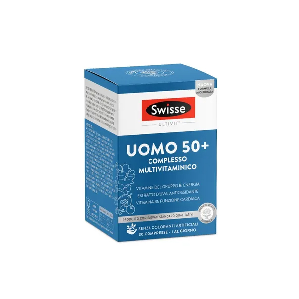 Farbene.shop | Swisse Multivitaminico Uomo 50+ 30 Compresse