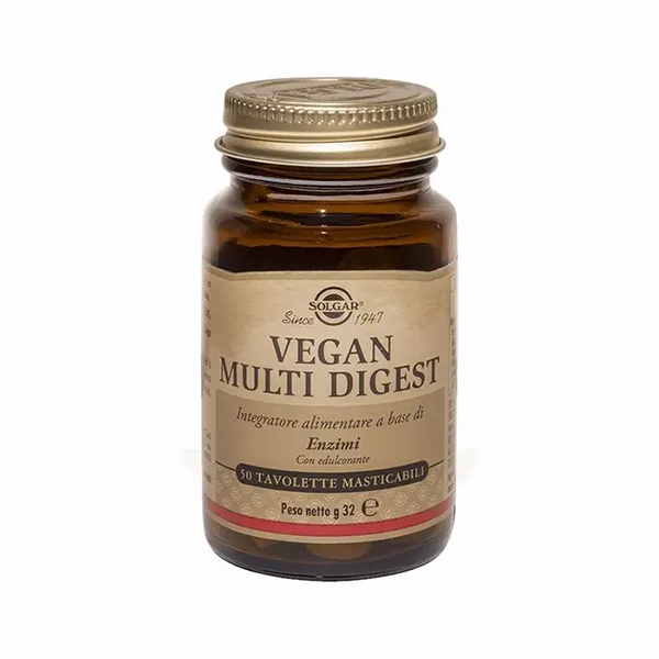 Farbene.shop | Vegan Multi Digest 50 Tavolette Masticabili