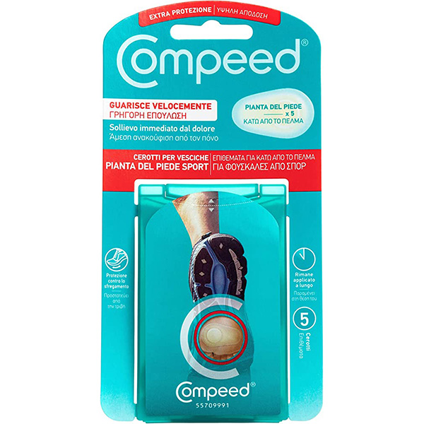 Farbene.shop | VESCHICHE ALLA PIANTA DEL PIEDE COMPEED 5 CEROTTI