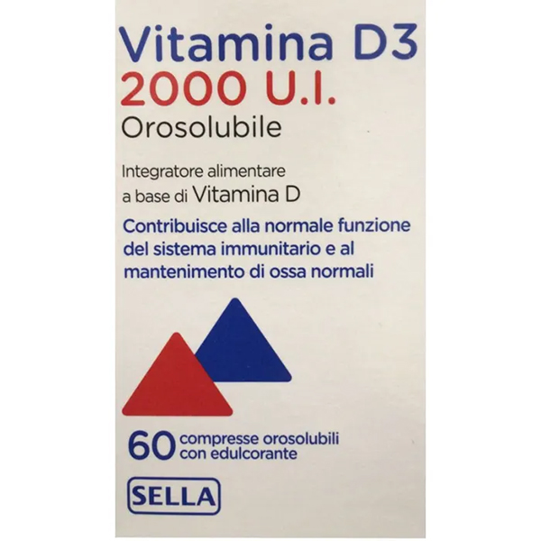 Farbene.shop | Vitamina D3 2000Ui Orosolubile 60 Compresse