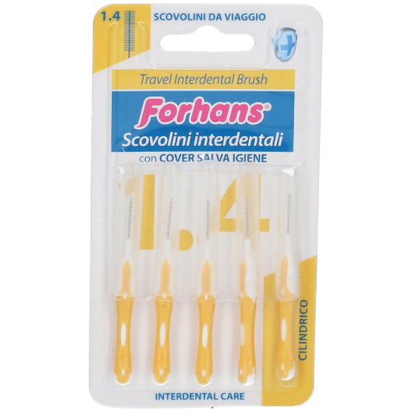 Farbene.shop | Forhans Travel Interdental Brush Scovolino 1.4 – 5 Pezzi