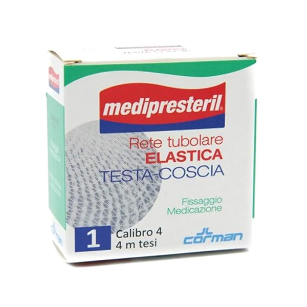 Farbene.shop | Medipresteril Rete Tubolare Elastica Testa/Coscia Calibro 4 4 Metri Tesi,1 Pezzo