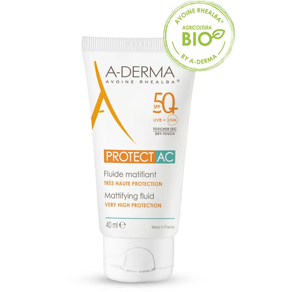 Farbene.shop | A-Derma Protect AC Fluido Opacizzante 40ml SPF50+