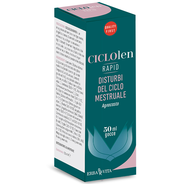 Farbene.shop | Erba Vita Ciclolen Rapid Gocce Integratore Ciclo Mestruale