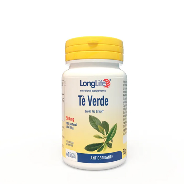 Farbene.shop | Longlife Te' Verde 500mg 60 Capsule