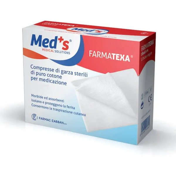 Farbene.shop | Meds Farmatexa Garza Compressa Idrofila 10x10cm 100 Pezzi