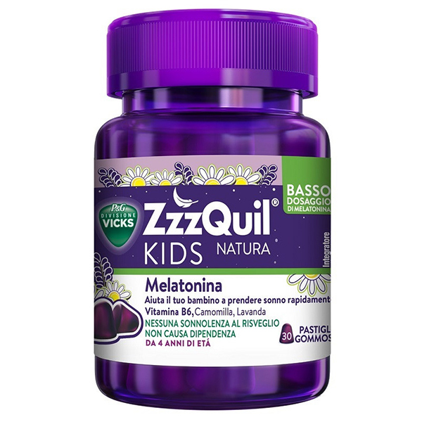 Farbene.shop | Vicks ZzzQuil Kids Natura 30 Pastiglie Gommose