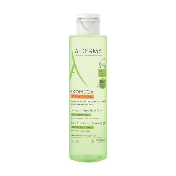 Farbene.shop | Exomega Control Gel Detergente Emolliente 2 in 1 Corpo e Capelli 200ml