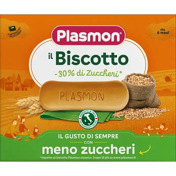 Farbene.shop | Plasmon Biscotto -30% Zuccheri 720g