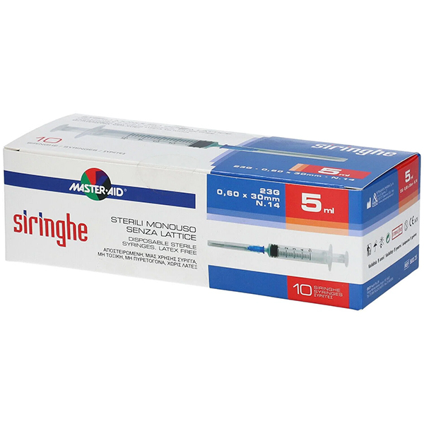 Farbene.shop | Siringa Per Venipuntura Master Aid 5 Ml