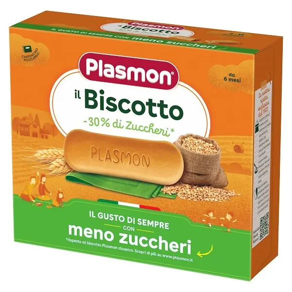Farbene.shop | Plasmon Il Biscotto -30% di Zuccheri 6M+ 320g