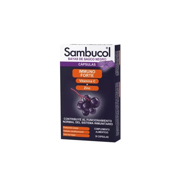 Farbene.shop | Sambucol Immuno Forte Integratore Per Il Supporto Del Sistema Immunitario 30 Capsule
