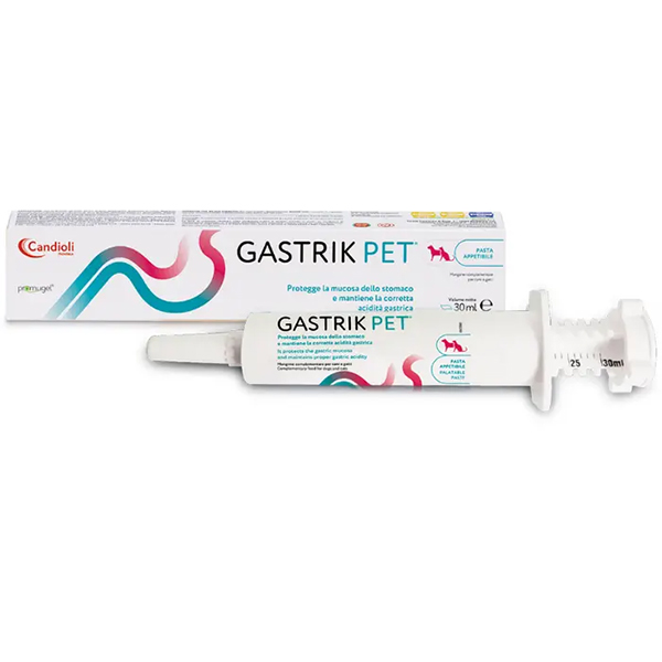 Farbene.shop | Candioli Gastrik Pet Pasta Mangime Complementare Per Cani/Gatti 30ml Siringa Dosatrice