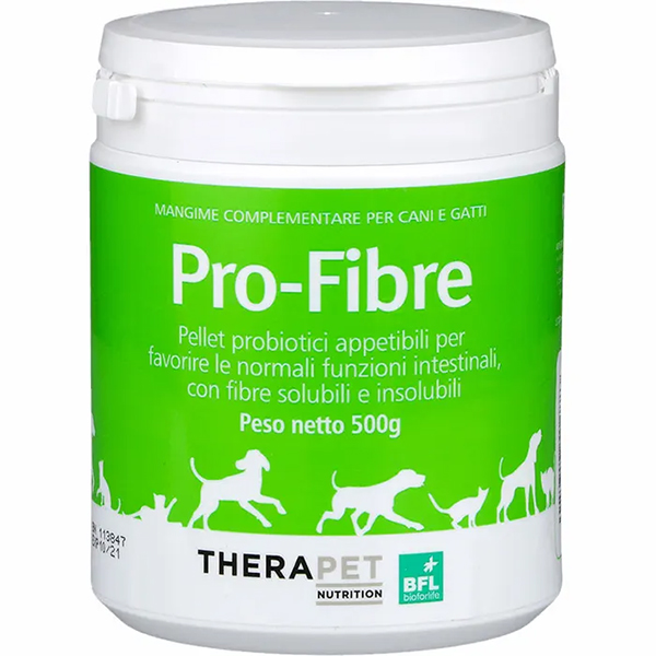 Farbene.shop | Therapet Pro-fibre Mangime Complementare Cane/Gatto 500g