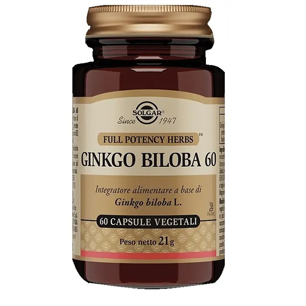 Farbene.shop | Solgar Ginkgo Biloba 60 60 Capsule Vegetali