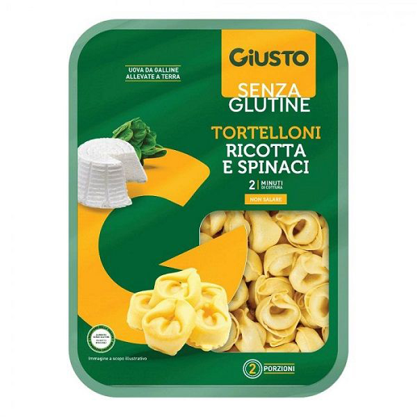 Farbene.shop | Giusto senza glutine tortelloni ricotta e spinaci 250 grammi