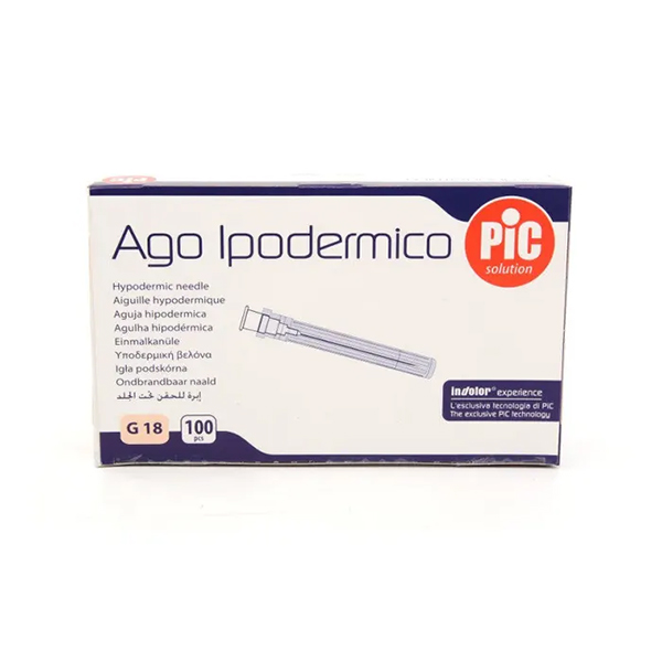 Pic Ago Ipodermico G18 1 1/2 100 Pezzi-0